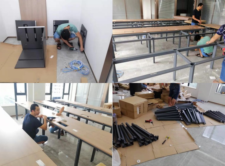 辦公家具現(xiàn)場(chǎng)安裝